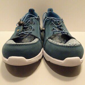 Pandere Expandable Leather Sneaker Bali Sport Blue Size 10 NEW